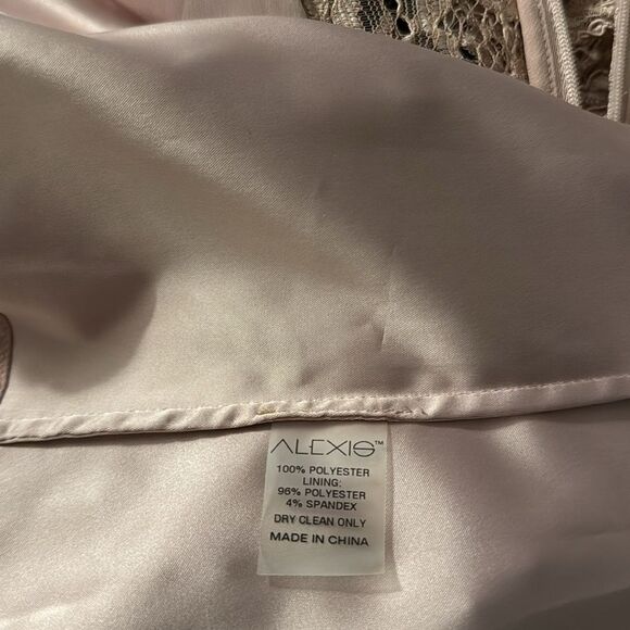 NWOT Alexis Addie Bell Sleeve Ruffle Lace Blouse in Blush/Black. Size XS. - Picture 9 of 9